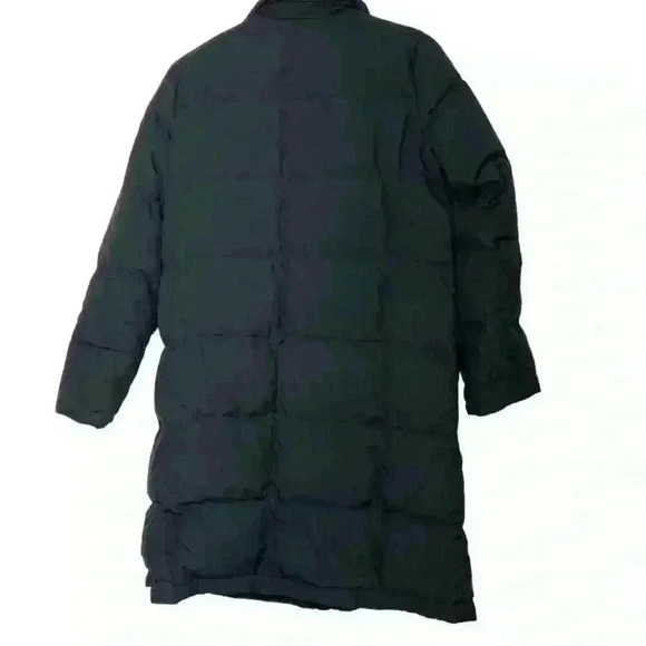 LL Bean black Long Goose Down Puffer Winter Cold Weather Jacket NO Hood-SZ:Small - Picture 8 of 8